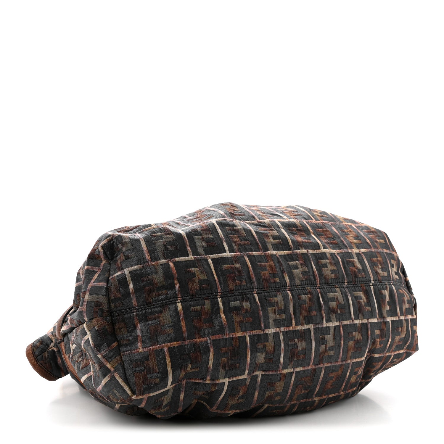 Zucca Calfskin Crocodile Embossed Large Chef Shopper Tote Tobacco - Image 4