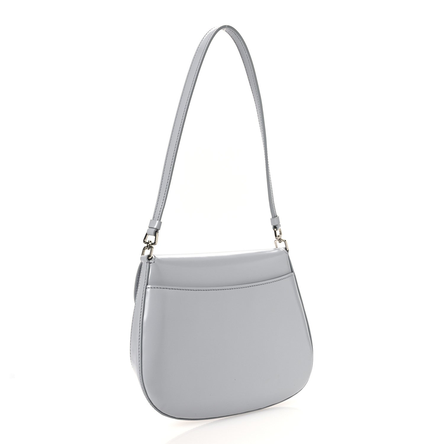 Spazzolato Cleo Flap Shoulder Bag Fiordaliso - Image 3