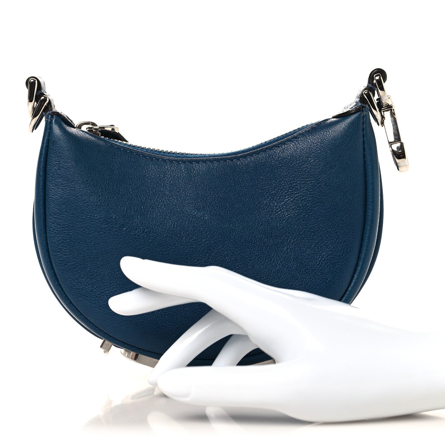 Vitello Grace Matte Nano Fendigraphy Hobo Charm Mirto - Image 2
