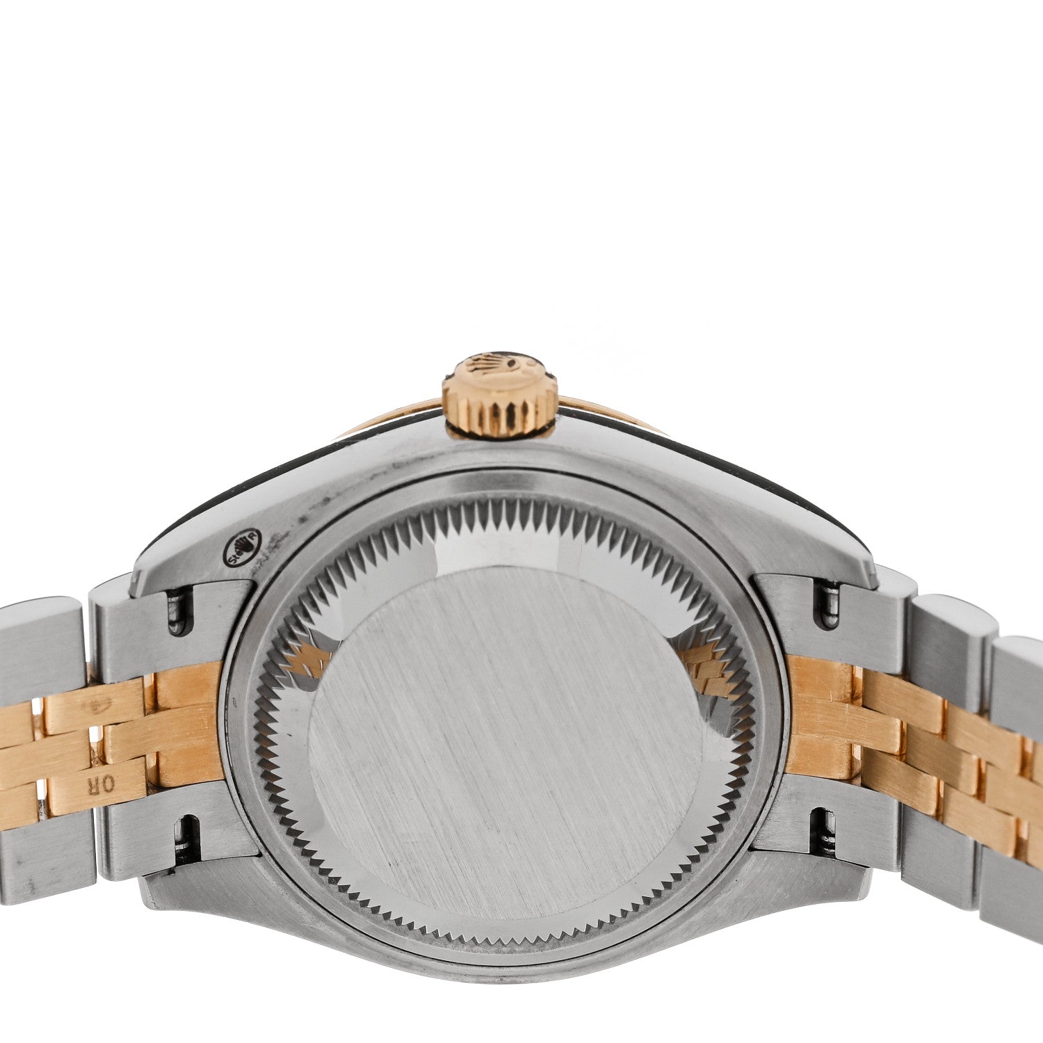 Stainless Steel 18K Yellow Gold Diamond 28mm Oyster Perpetual Datejust Watch Champagne Star 279173 - Image 4