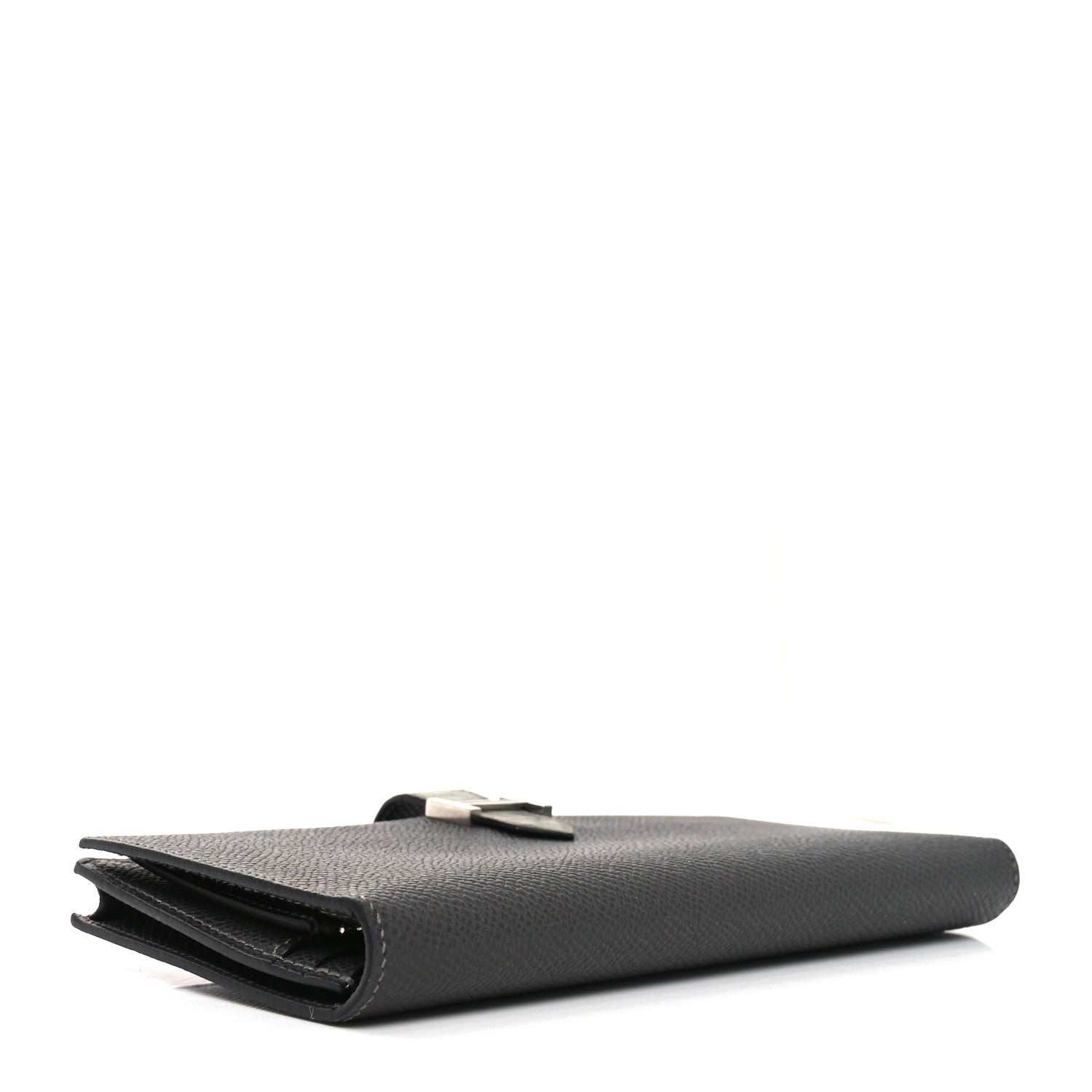 Epsom Matte Alligator Bearn Touch Gusset Wallet Graphite Gris Ciment - Image 4