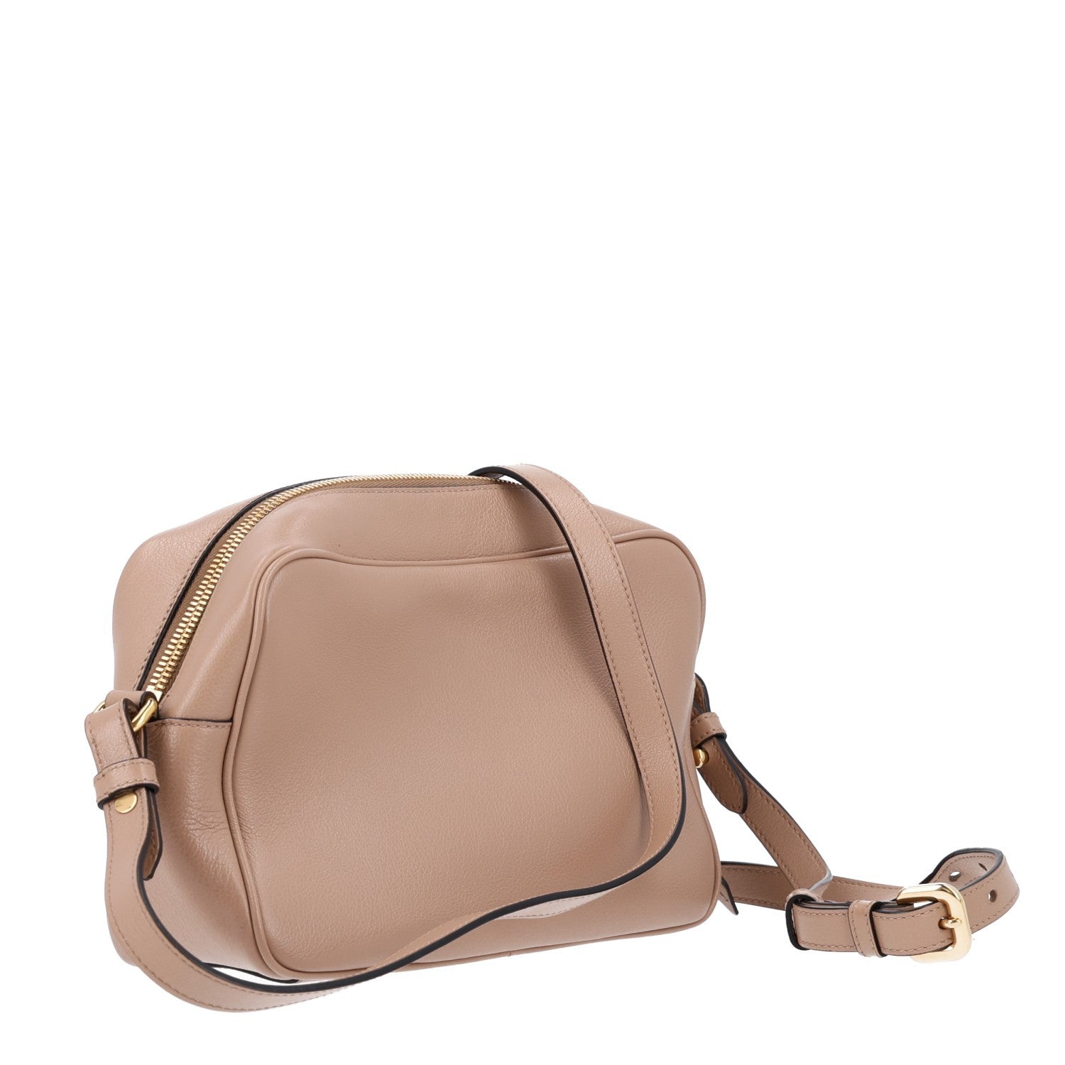 Glace Calfskin Embossed Logo Crossbody Cammeo - Image 3