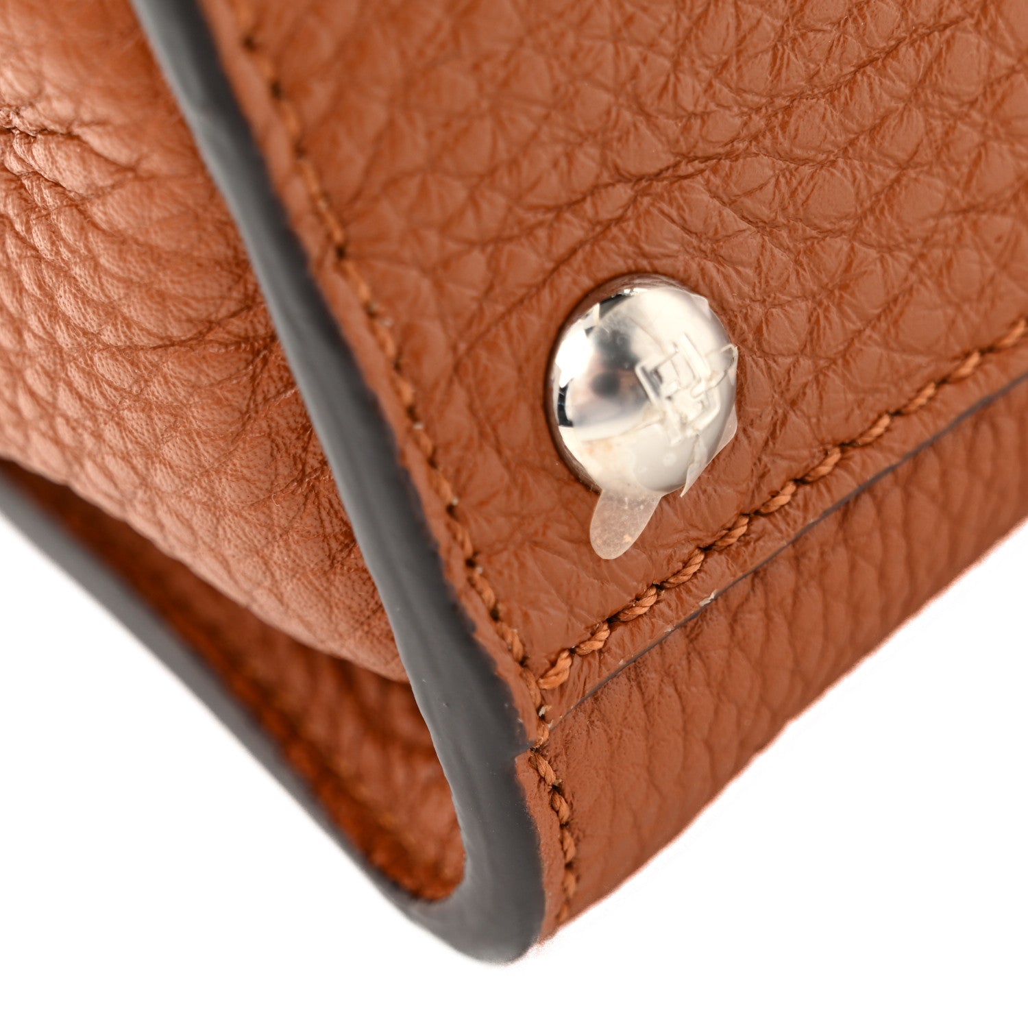 Cuoio Romano Snakeskin Selleria Mini Peekaboo Iconic Satchel Cappuccino - Image 13