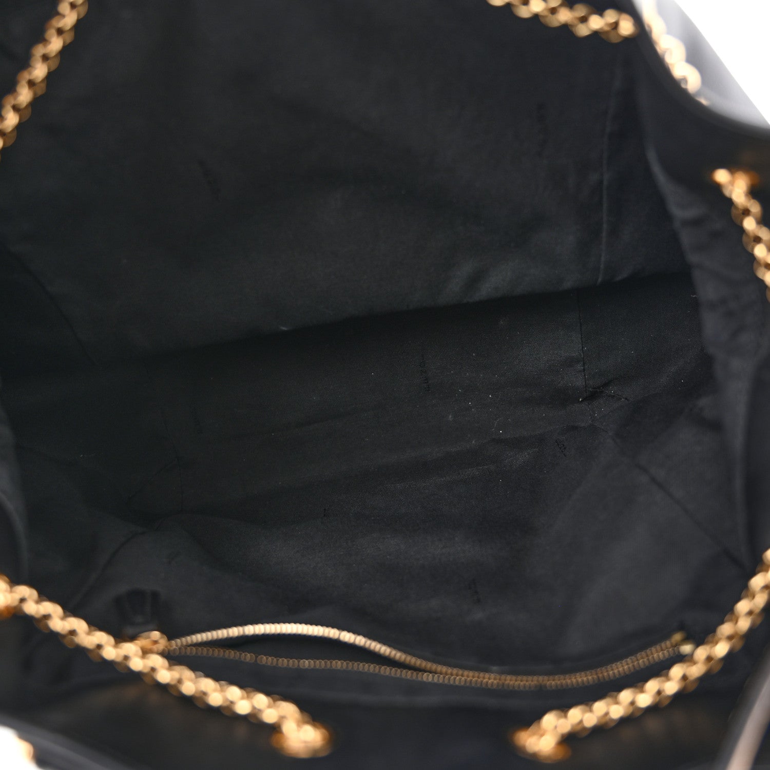 Vitello Grace King Karligraphy Chain Bucket Bag Black Bisquit - Image 5