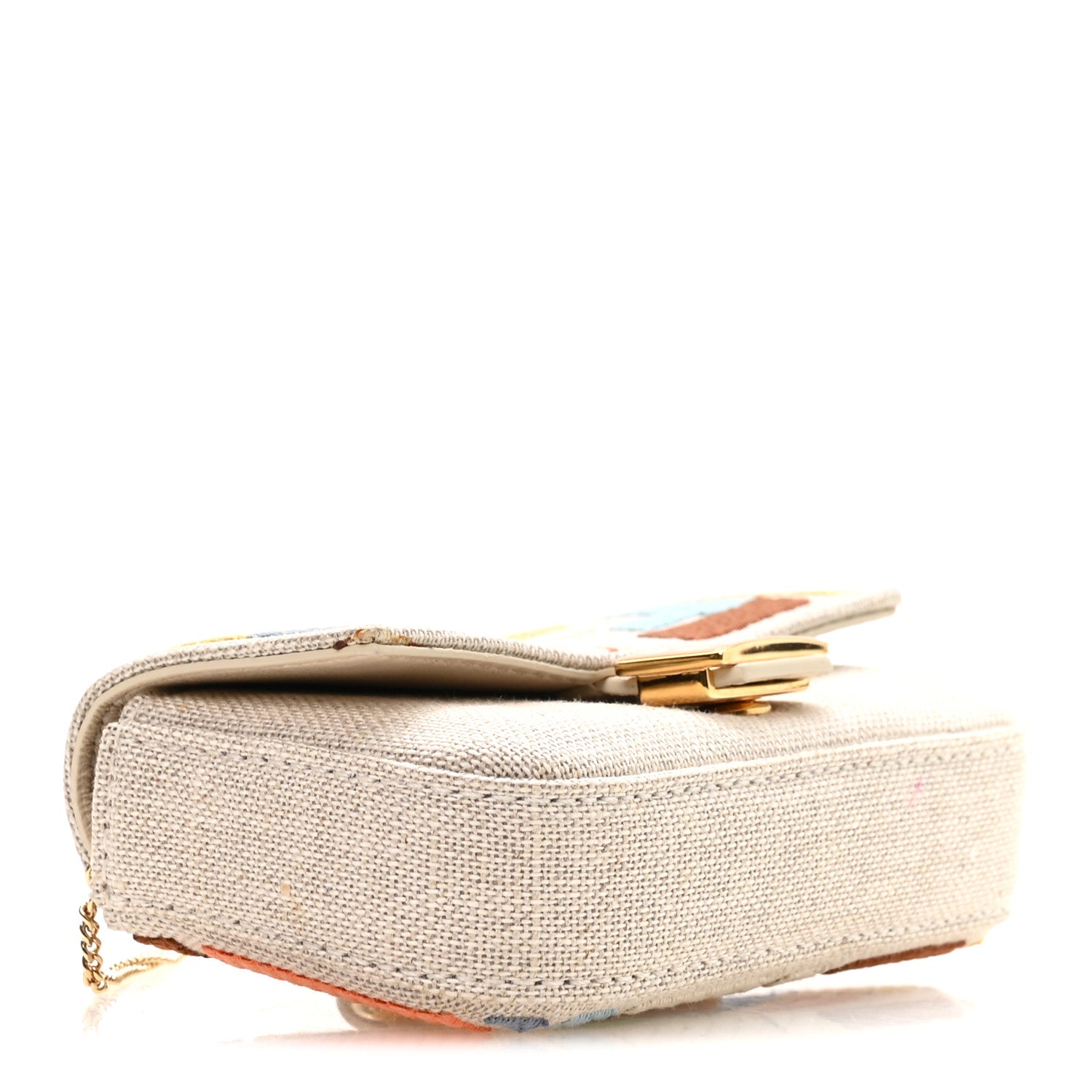 Kuban Canvas FF Embroidered Nano Baguette Charm Grezzo Multicolor - Image 4