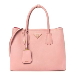Saffiano Cuir Medium Double Bag Pesco
