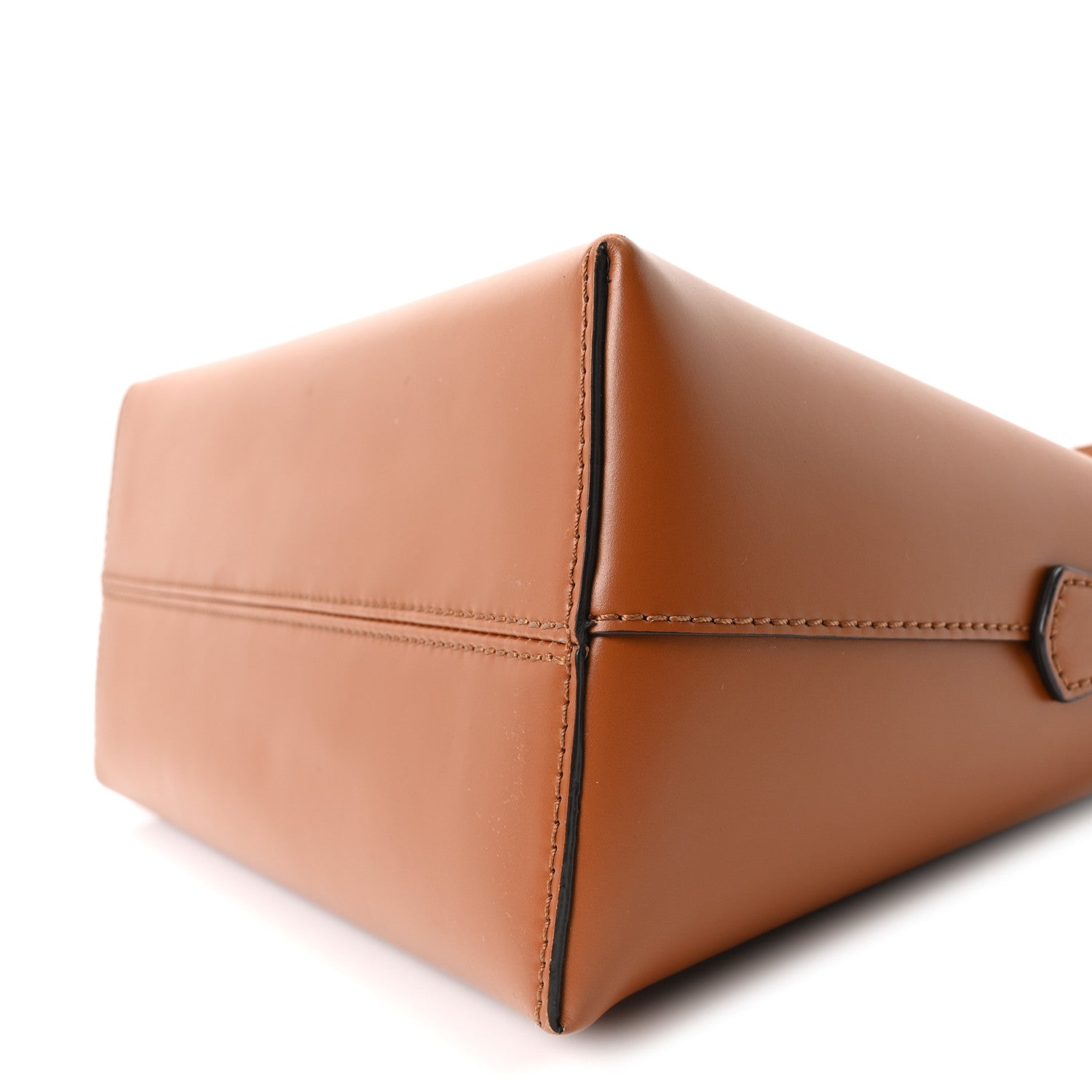 Vitello King Logo Embossed Medium By The Way Boston Bag Cuoio - Image 10