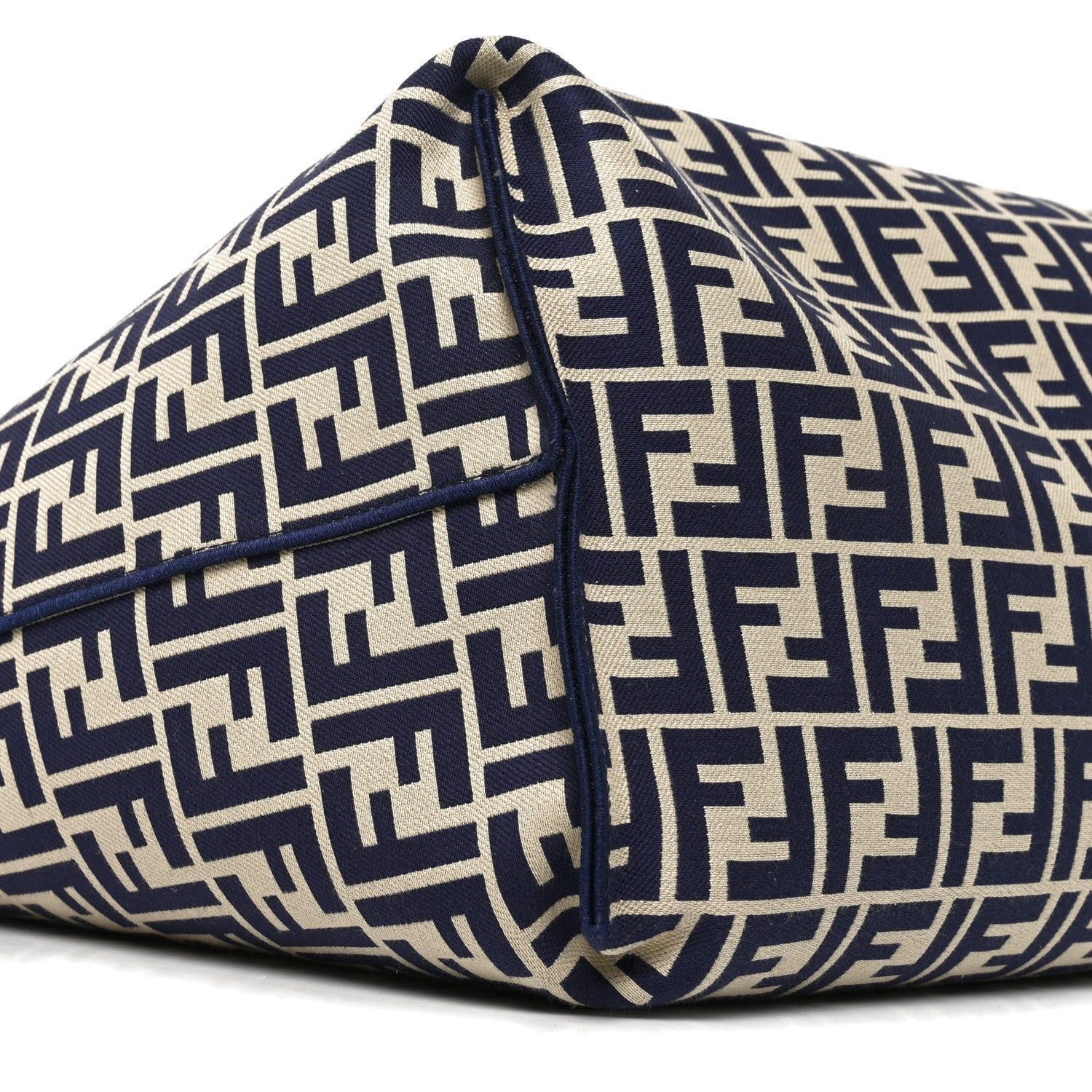 Pequin Vitello Reversible Large Shopping Tote Midnight Blue - Image 14