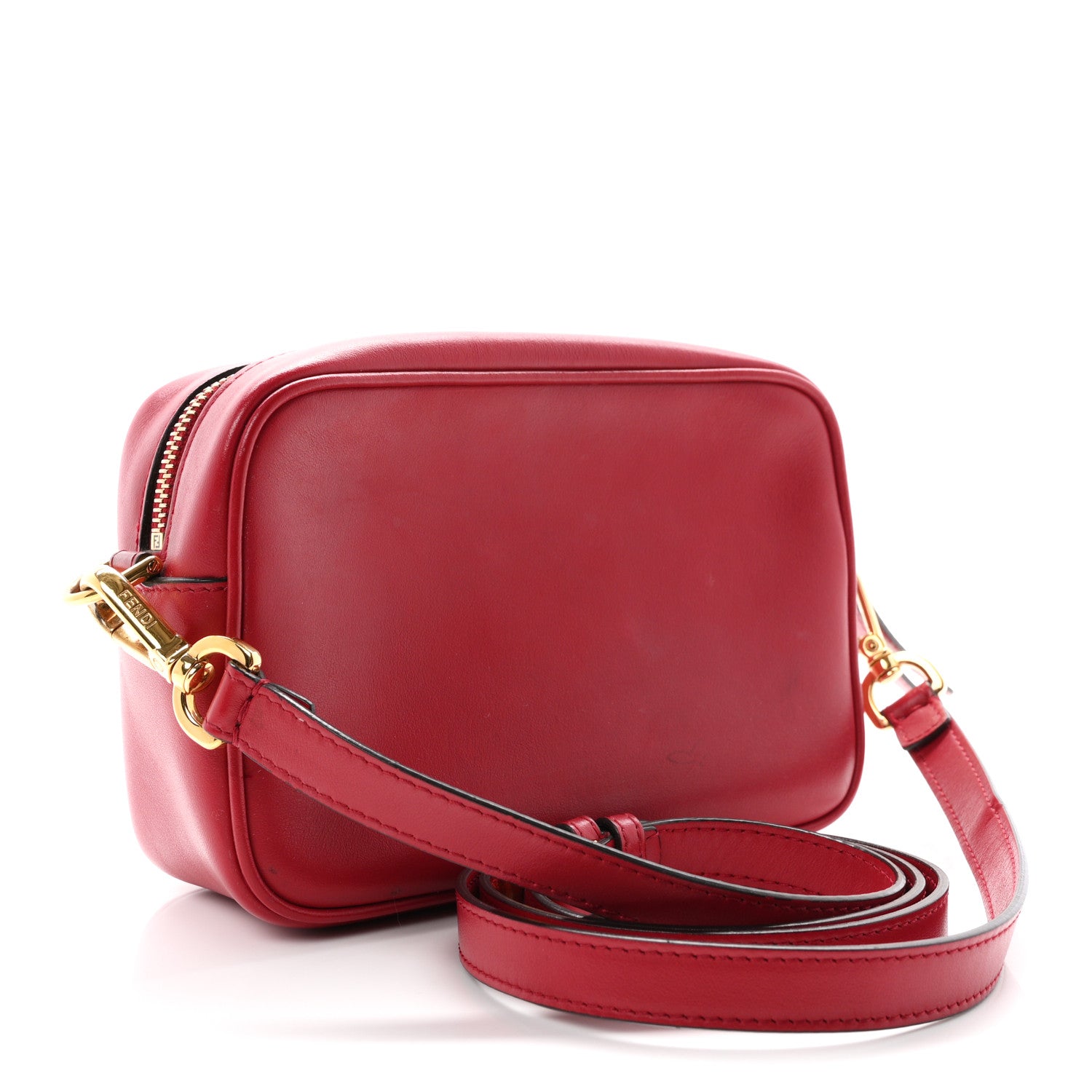 Vitello Century FF 1974 Embossed Mini Camera Case Fragola - Image 3