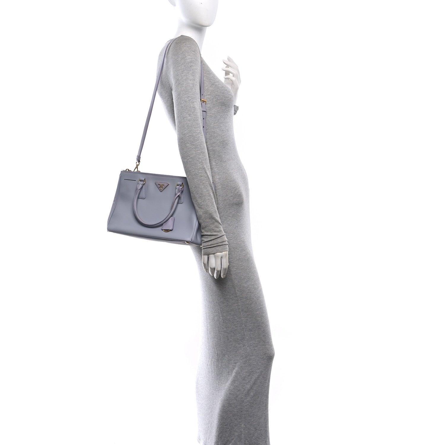 Saffiano Small Galleria Double Zip Tote Glicine - Image 2