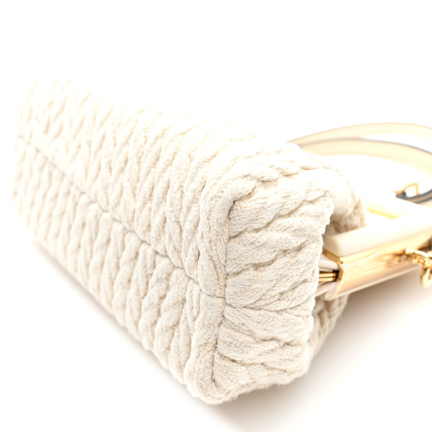 Lambskin Tessuto Treccia Small Fendi First Grezzo - Image 10