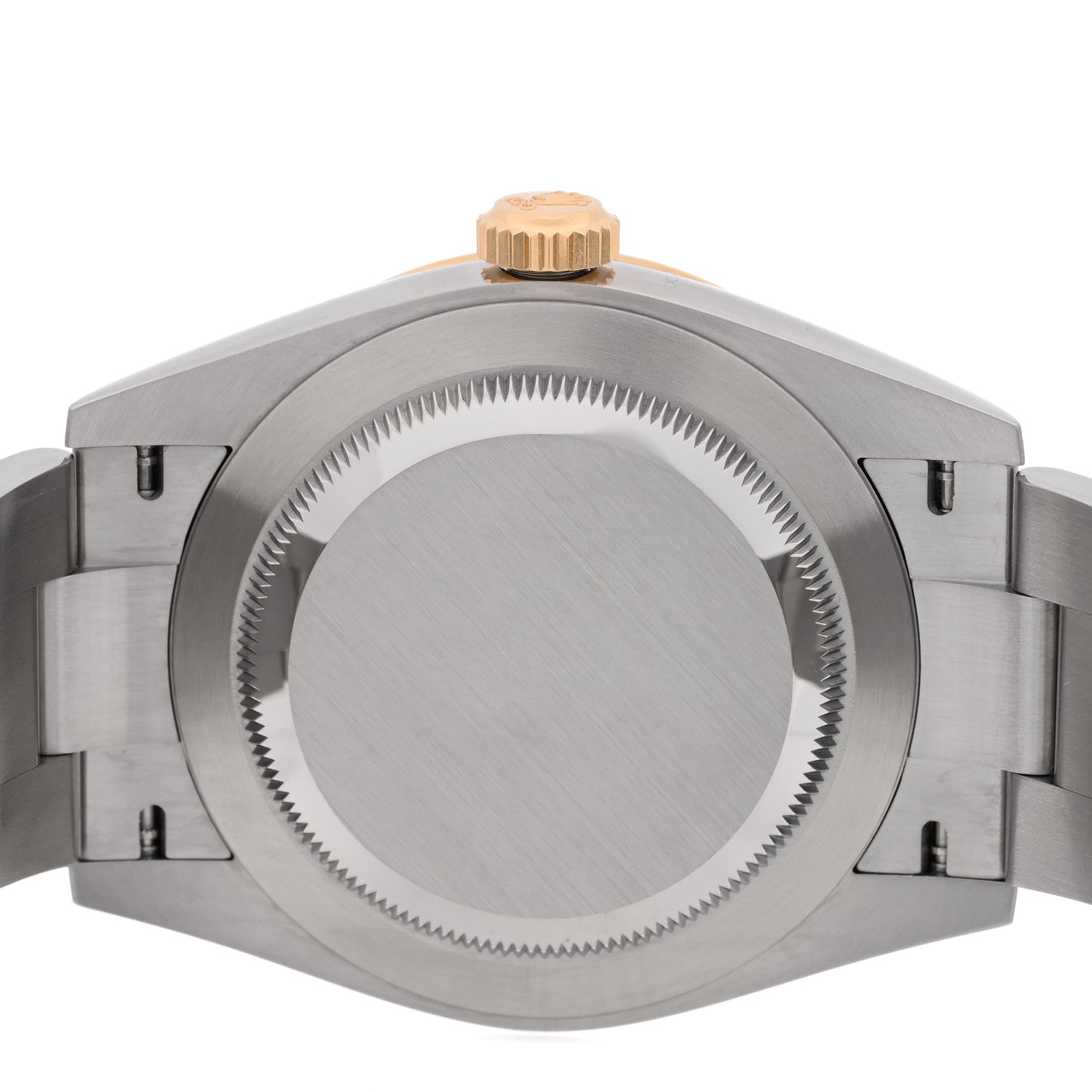 Stainless Steel 18K Yellow Gold 41mm Oyster Perpetual 100th Anniversary Watch Slate 134303 - Image 4