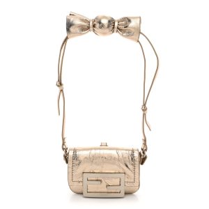 Metallic Nano Baguette So Sweet Handle Charm Gold