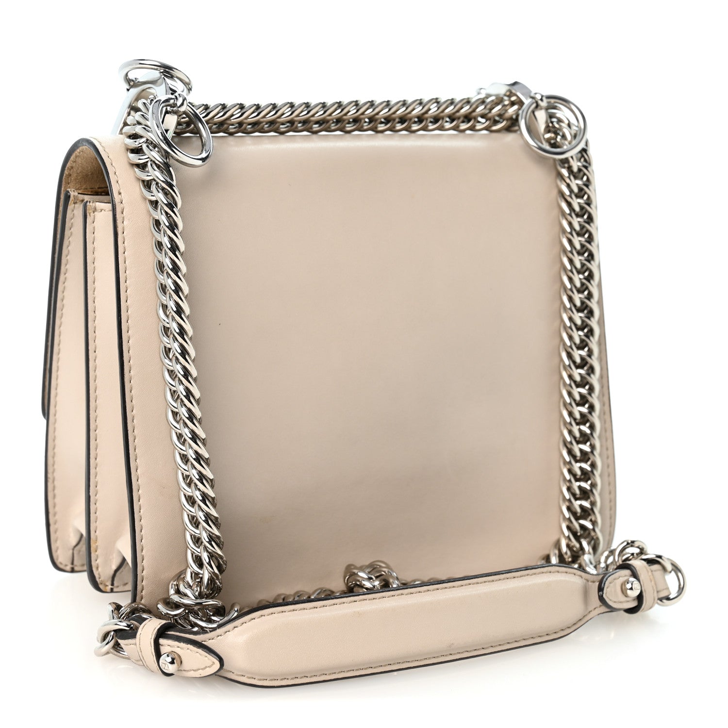 Vitello Liberty Studded Small Kan I Shoulder Bag Grigio Polvere Multicolor - Image 3
