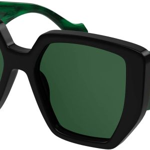 Gucci GG0956S Oversized Sunglasses in Black Green