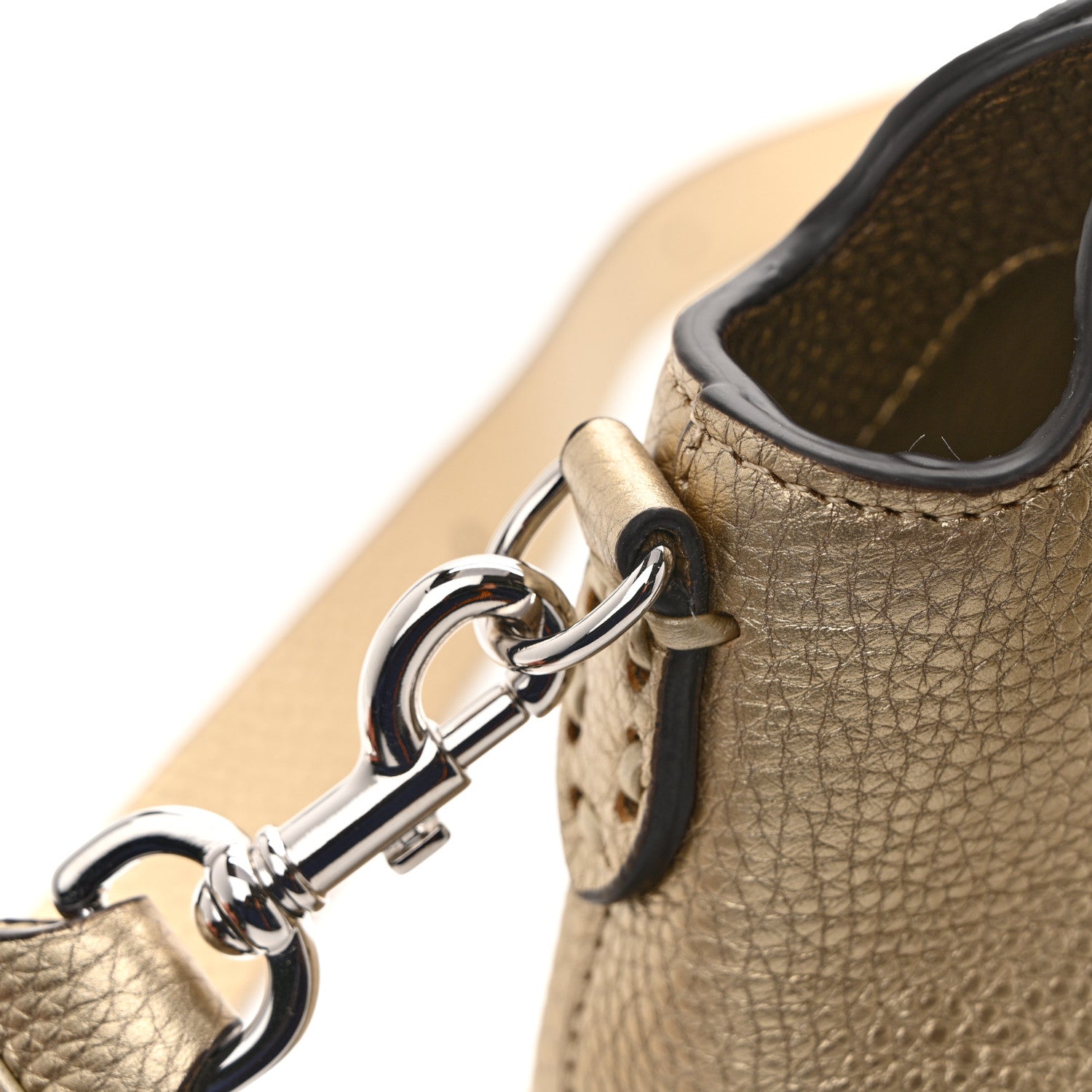 Cuoio Romano Selleria Medium By The Way Boston Bag Gold - Image 11