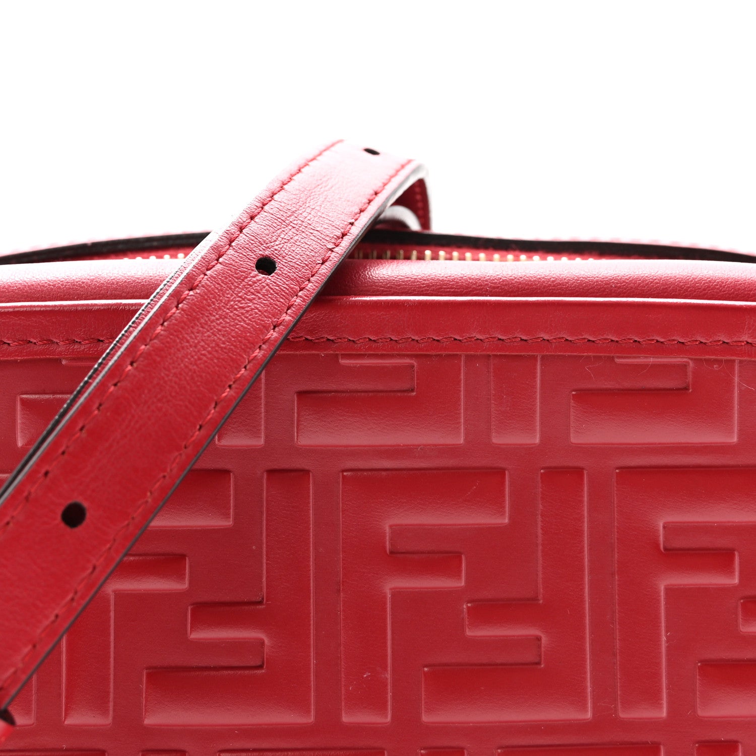 Vitello Century FF 1974 Embossed Mini Camera Case Fragola - Image 8