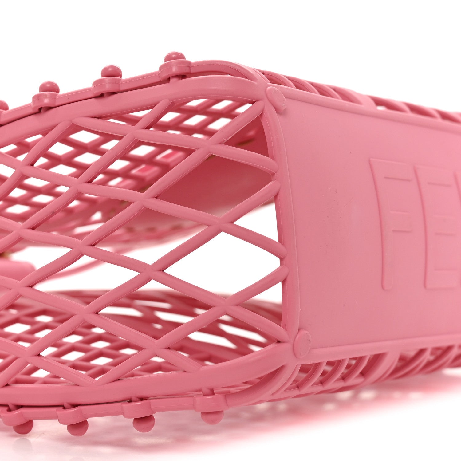 Recycled Plastic Vitello Liberty Matte Small Fendi Basket Rosa - Image 10