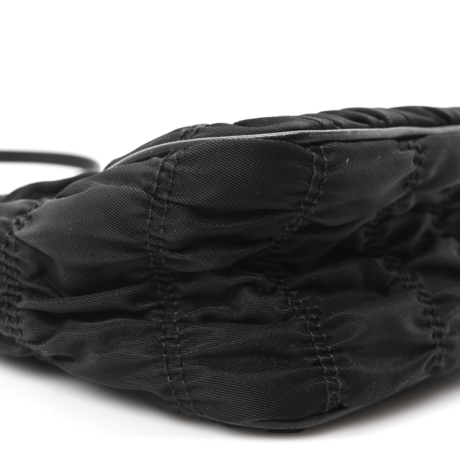 Tessuto Nylon Gaufre Shoulder Bag Black - Image 9