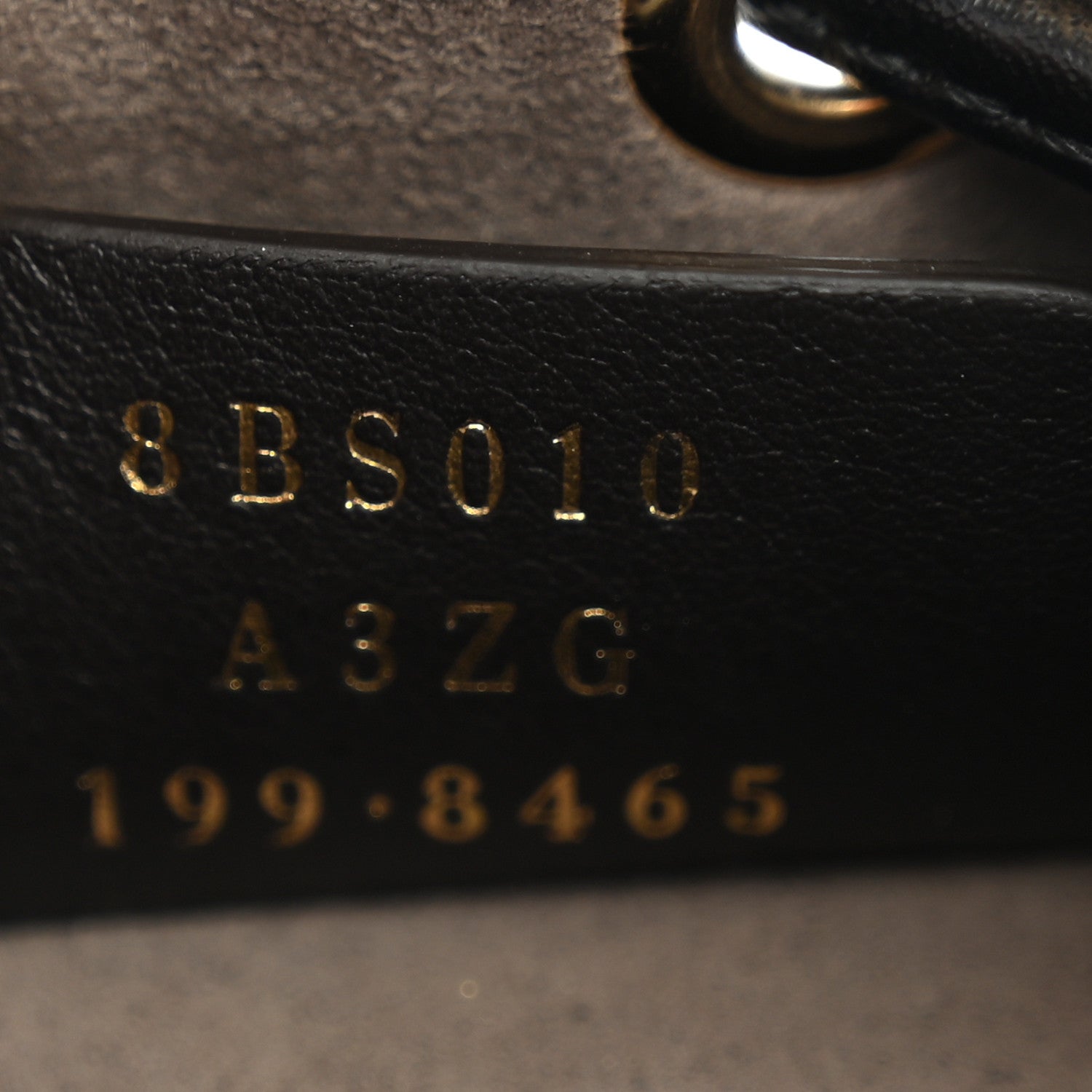 Vitello Liberty F is Fendi Bi-Color FF 1974 Embossed Mini Mon Tresor Bucket Bag Maya Black - Image 7
