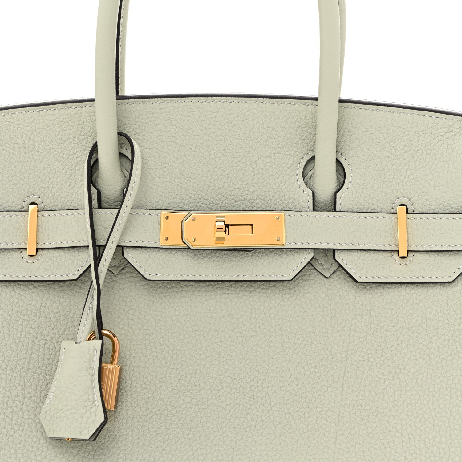 Togo Birkin 30 Gris Neve - Image 8