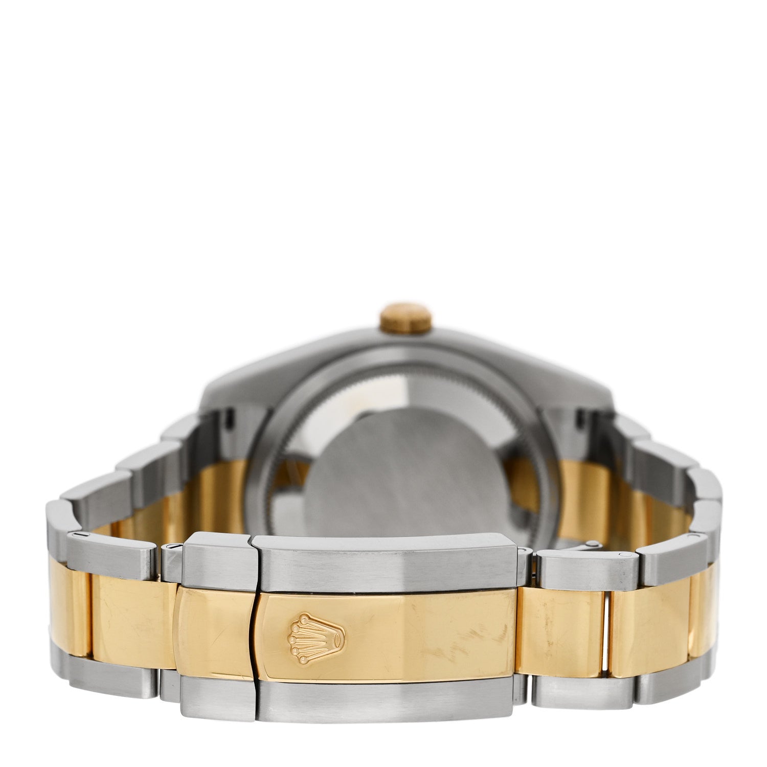 Stainless Steel 18K Yellow Gold 36mm Oyster Perpetual Datejust Watch Silver 116203 - Image 3