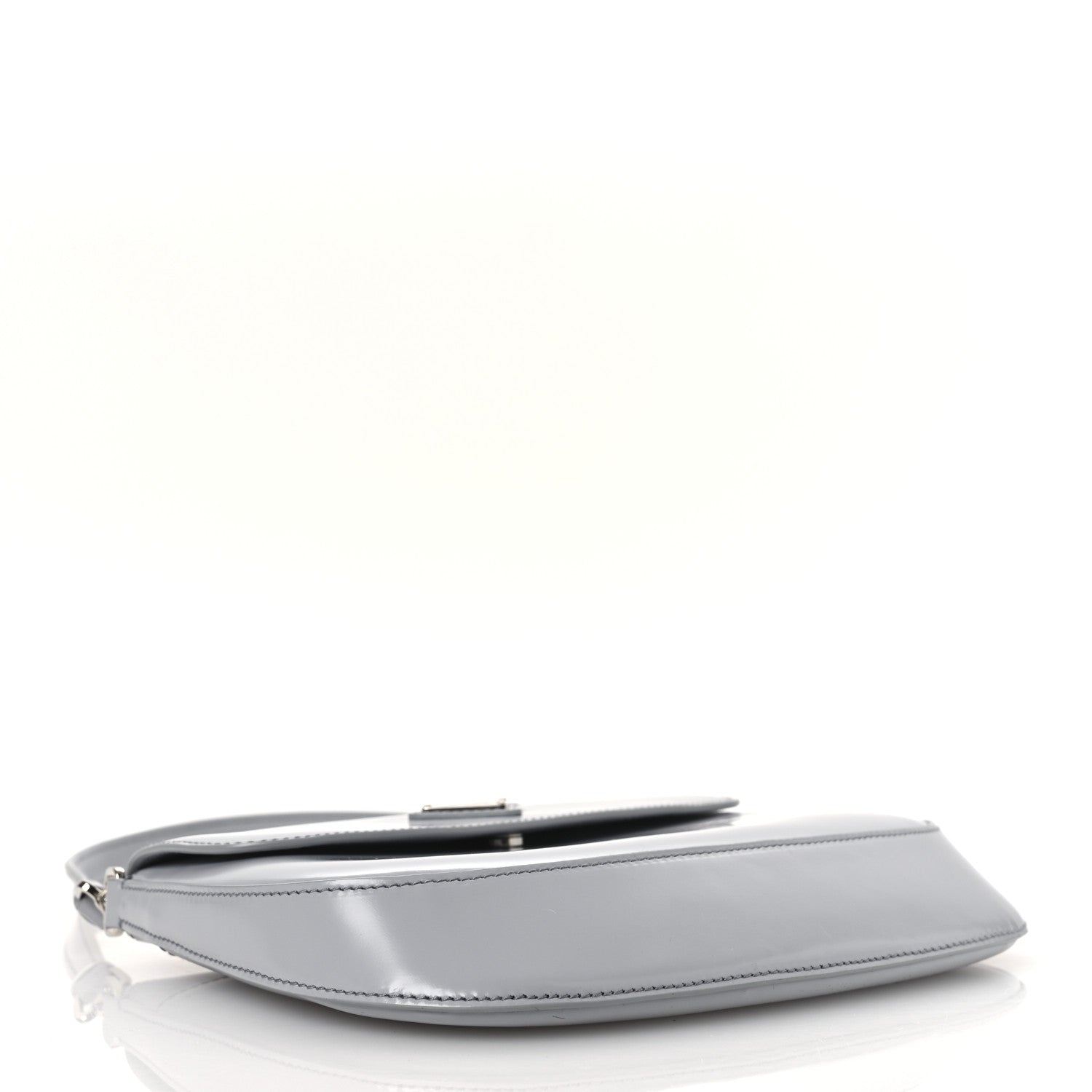 Spazzolato Cleo Flap Shoulder Bag Fiordaliso - Image 4