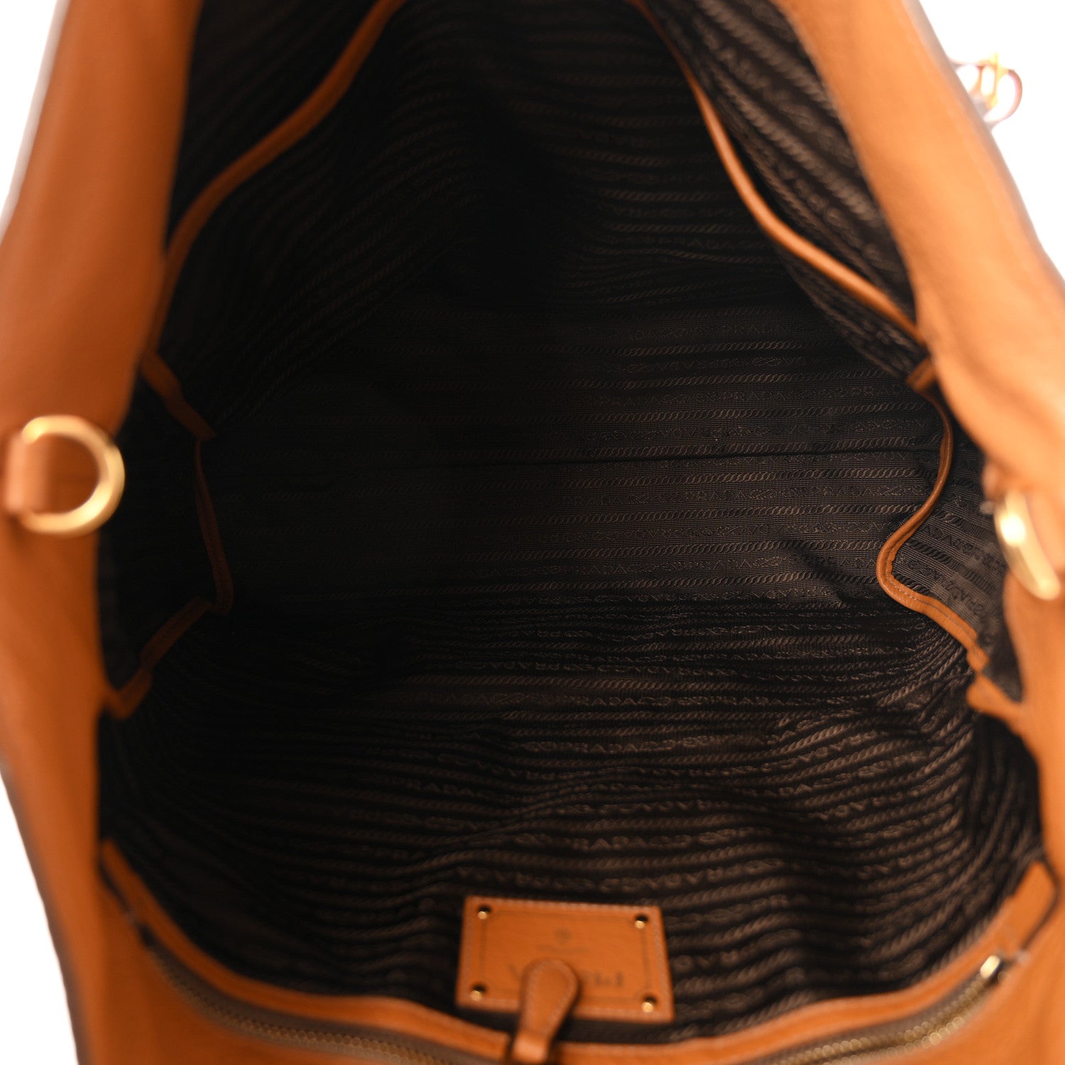 Vitello Daino Shopping Tote Ambra - Image 5