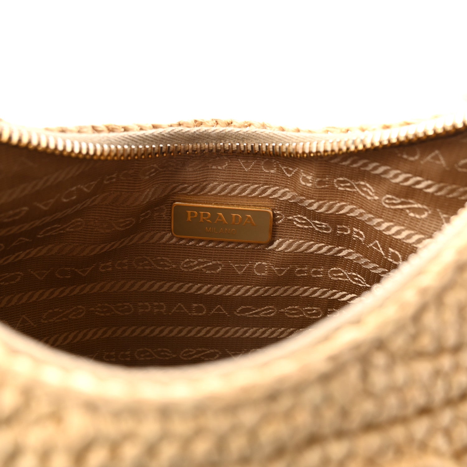Yarn Raffia Effect Crochet Mini Re-Edition 2000 Shoulder Bag Naturale - Image 6
