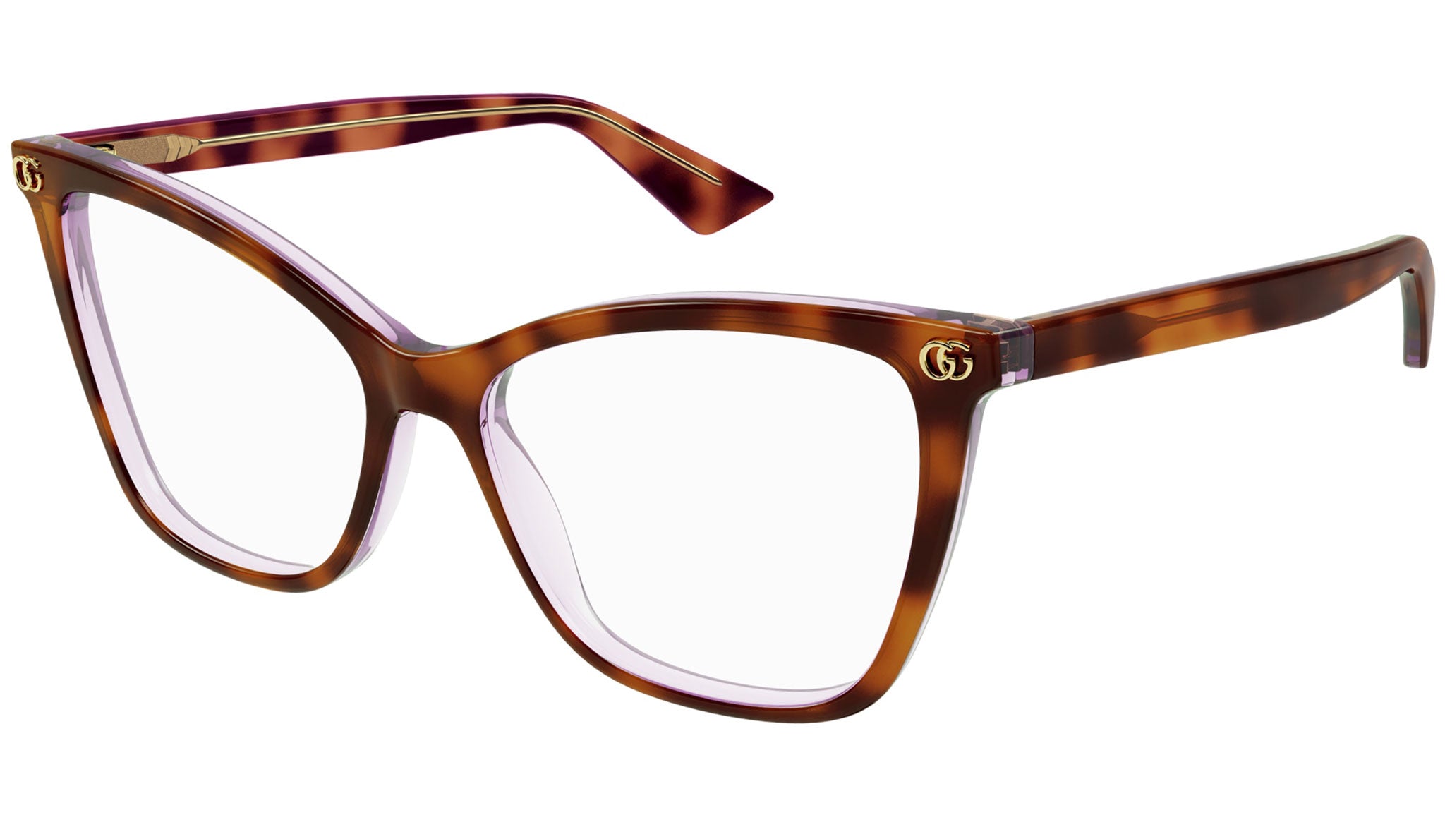 Gucci GG1817O Cat Eye Frames in Havana Violet