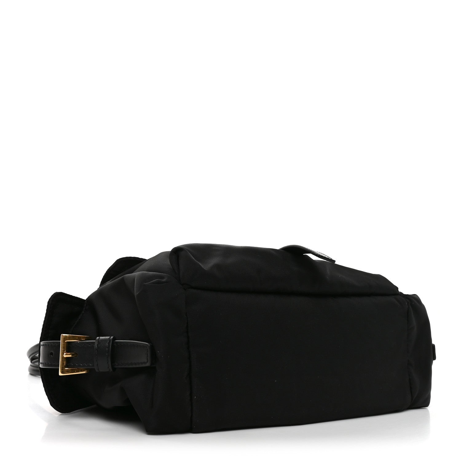 Re-Nylon Triangle Medium Explore Tote Black - 图片 4
