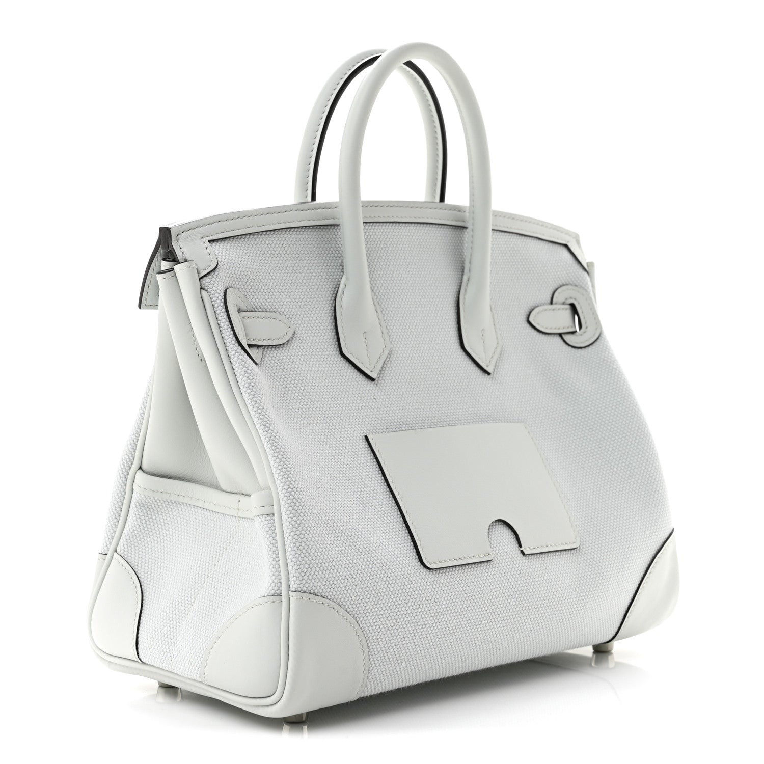 Toile Goeland Swift Cargo Birkin 25 Gris Platine - Image 3