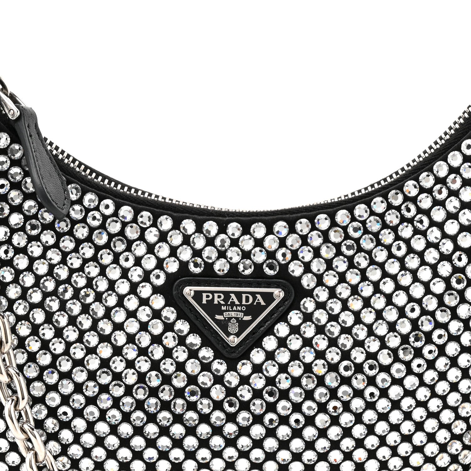 Satin Crystal Re-Edition 2005 Shoulder Bag Cristal - Image 7