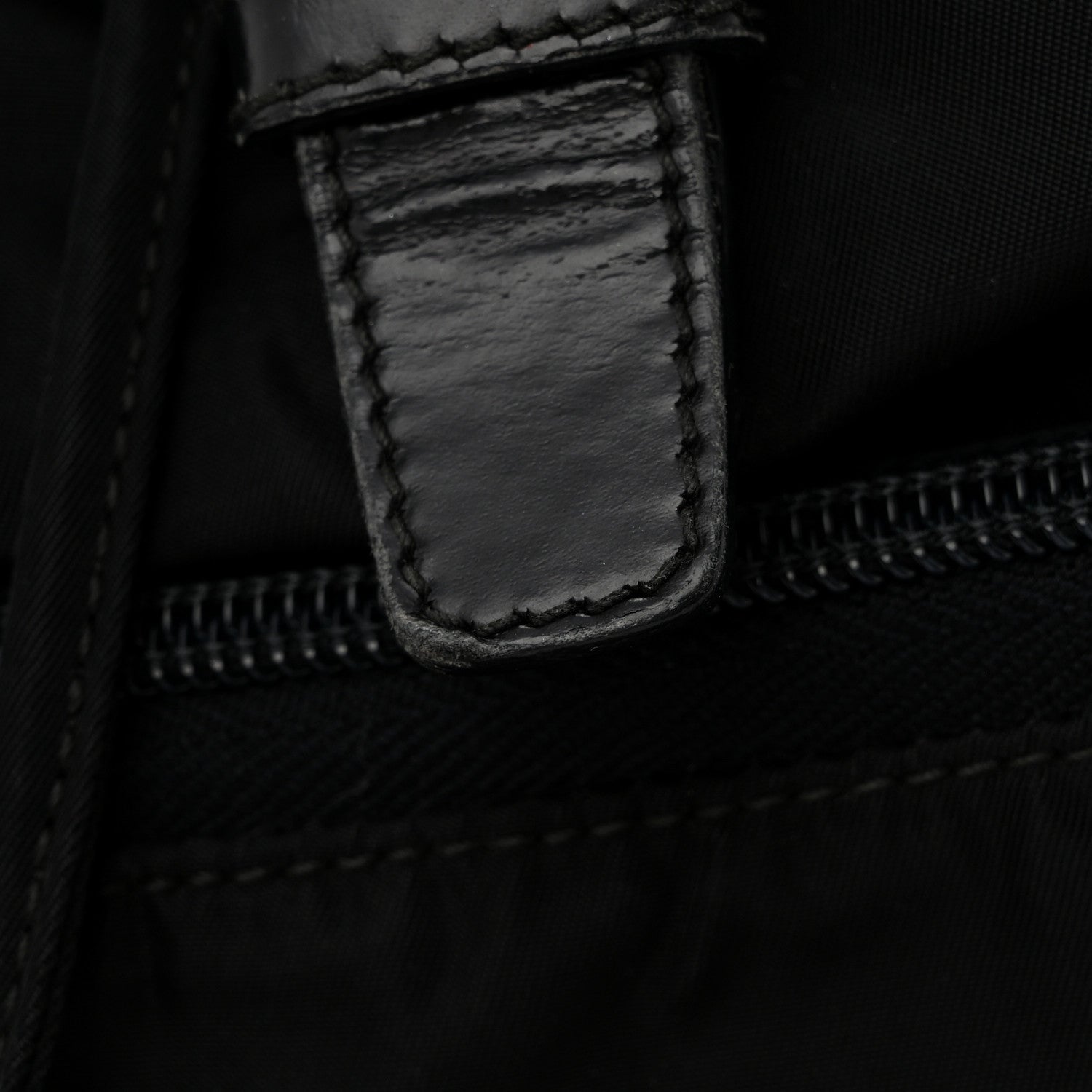 Tessuto Nylon Vela Cinch Backpack Black - Image 15