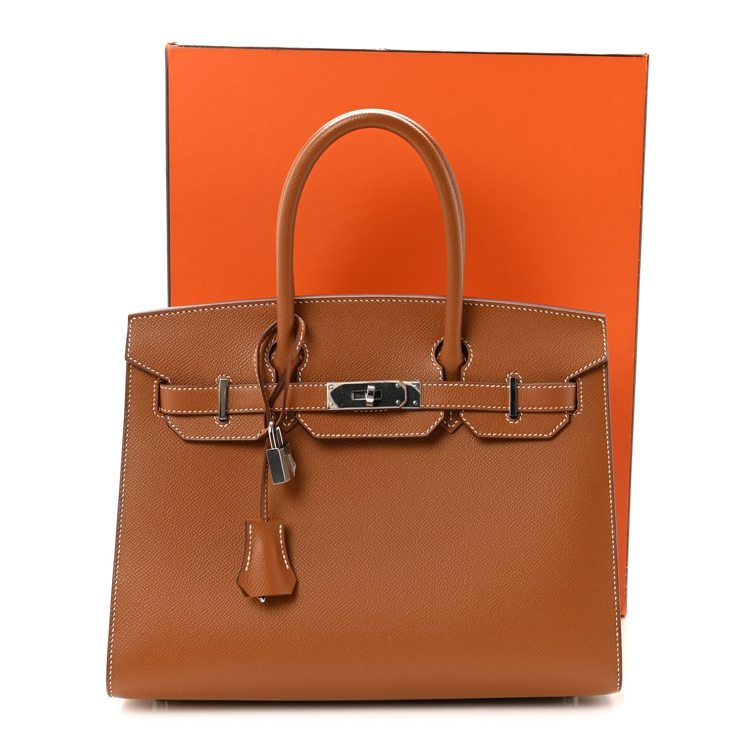 Epsom Birkin Sellier 30 Gold - Image 11
