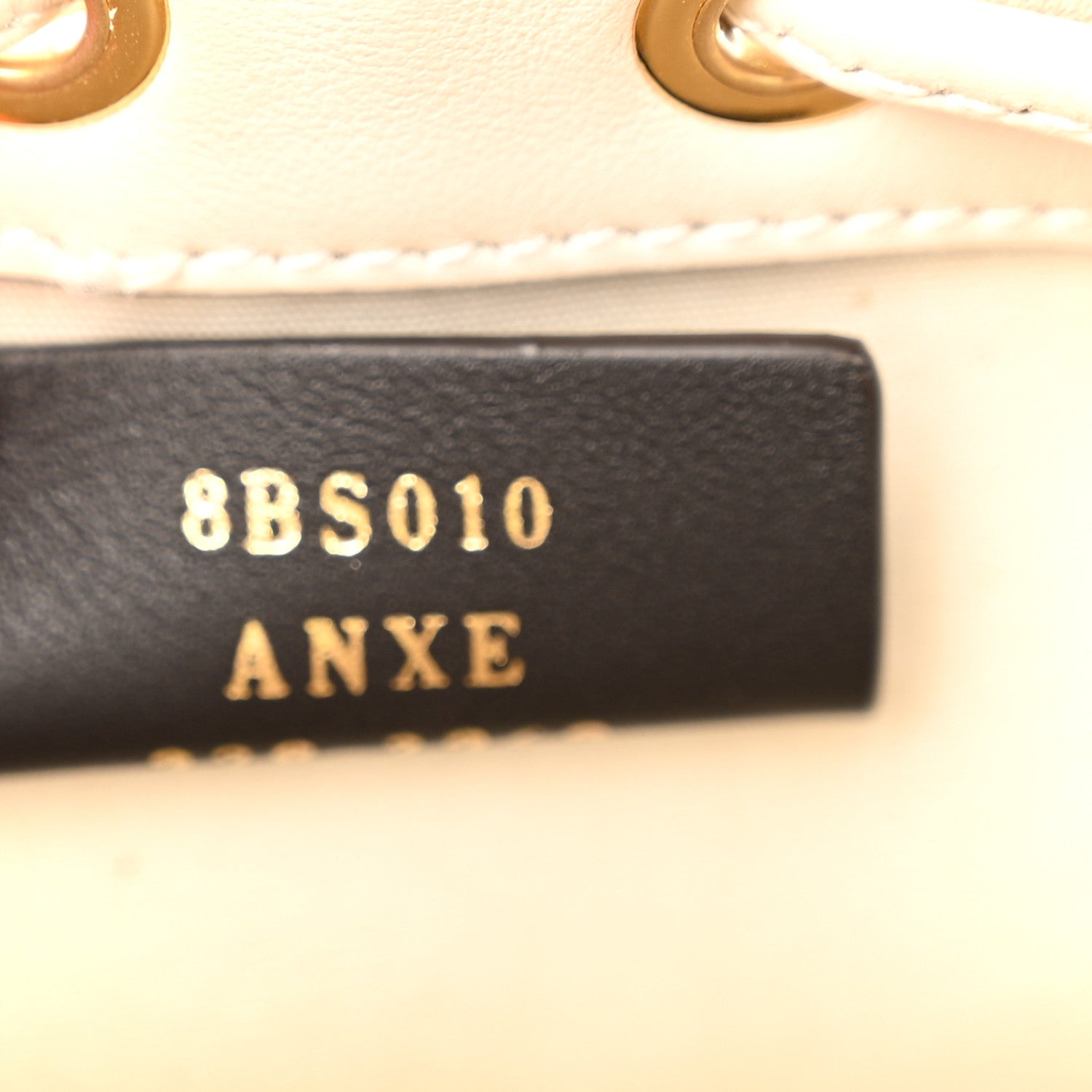 Canvas Vitello Grace F is Fendi Logo Embroidered Mini Mon Tresor Bucket Bag Grezzo Pink - Image 7