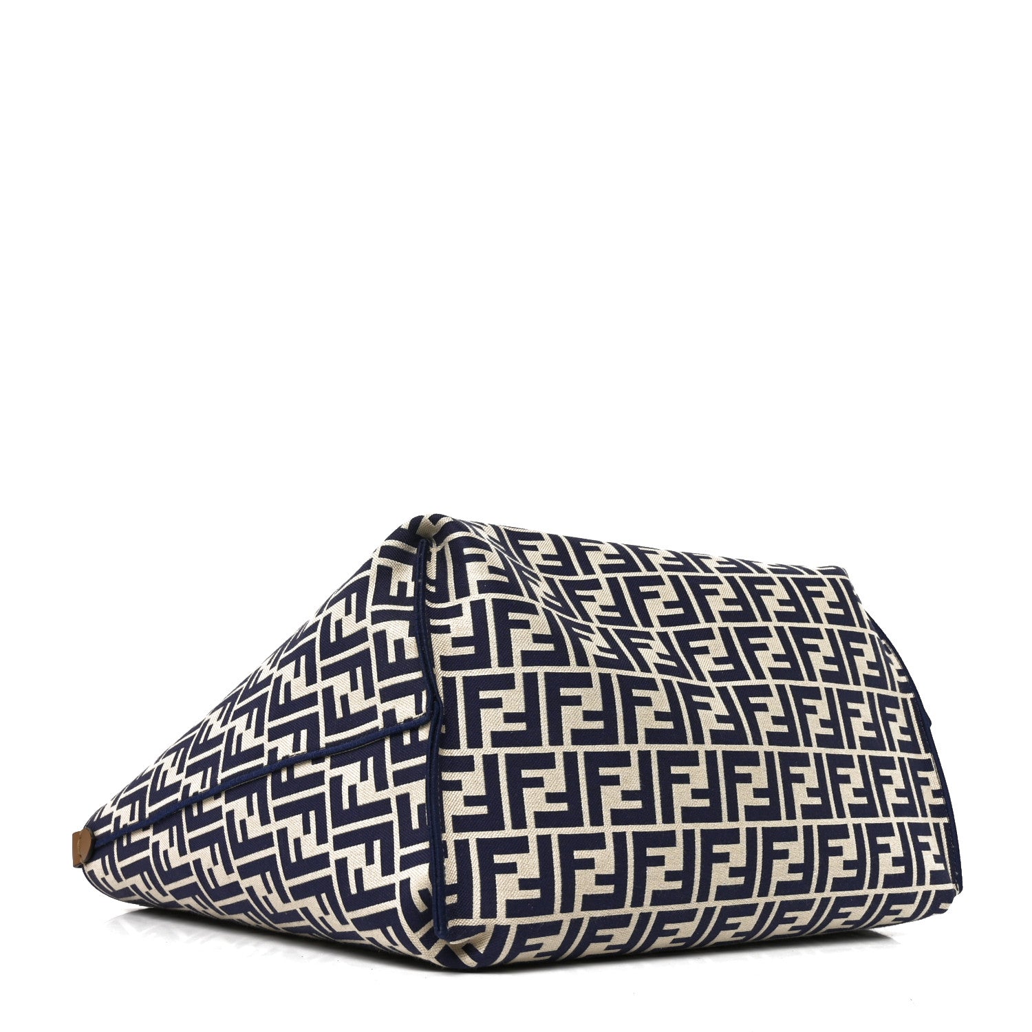 Pequin Vitello Reversible Large Shopping Tote Midnight Blue - Image 7