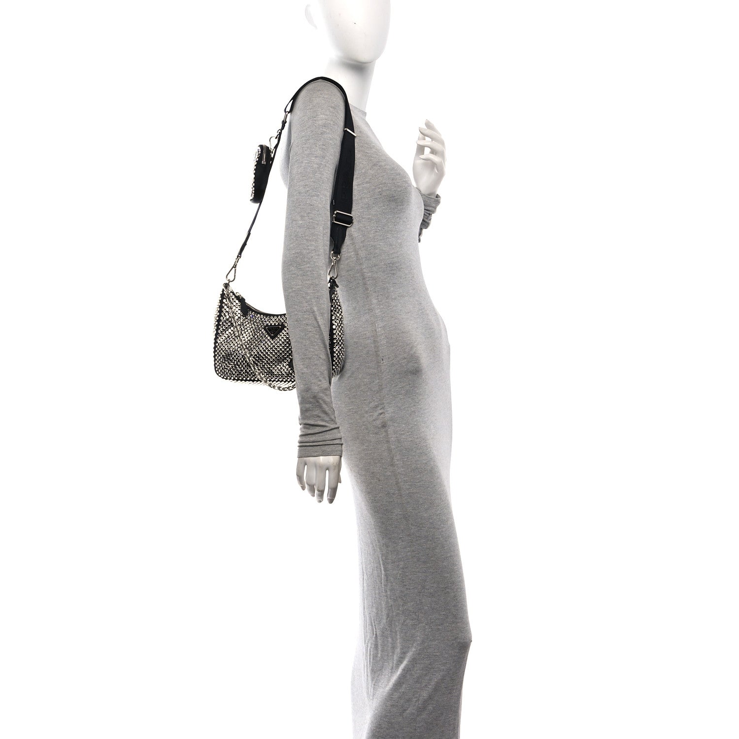 Satin Crystal Re-Edition 2005 Shoulder Bag Cristal - Image 2