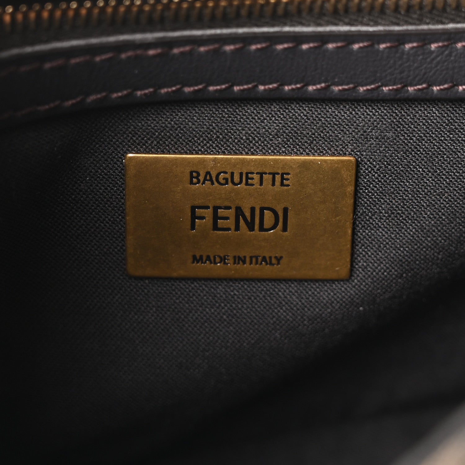Fabric Jacquard FF 1974 Midi Chain Baguette Tobacco Moro - Image 6