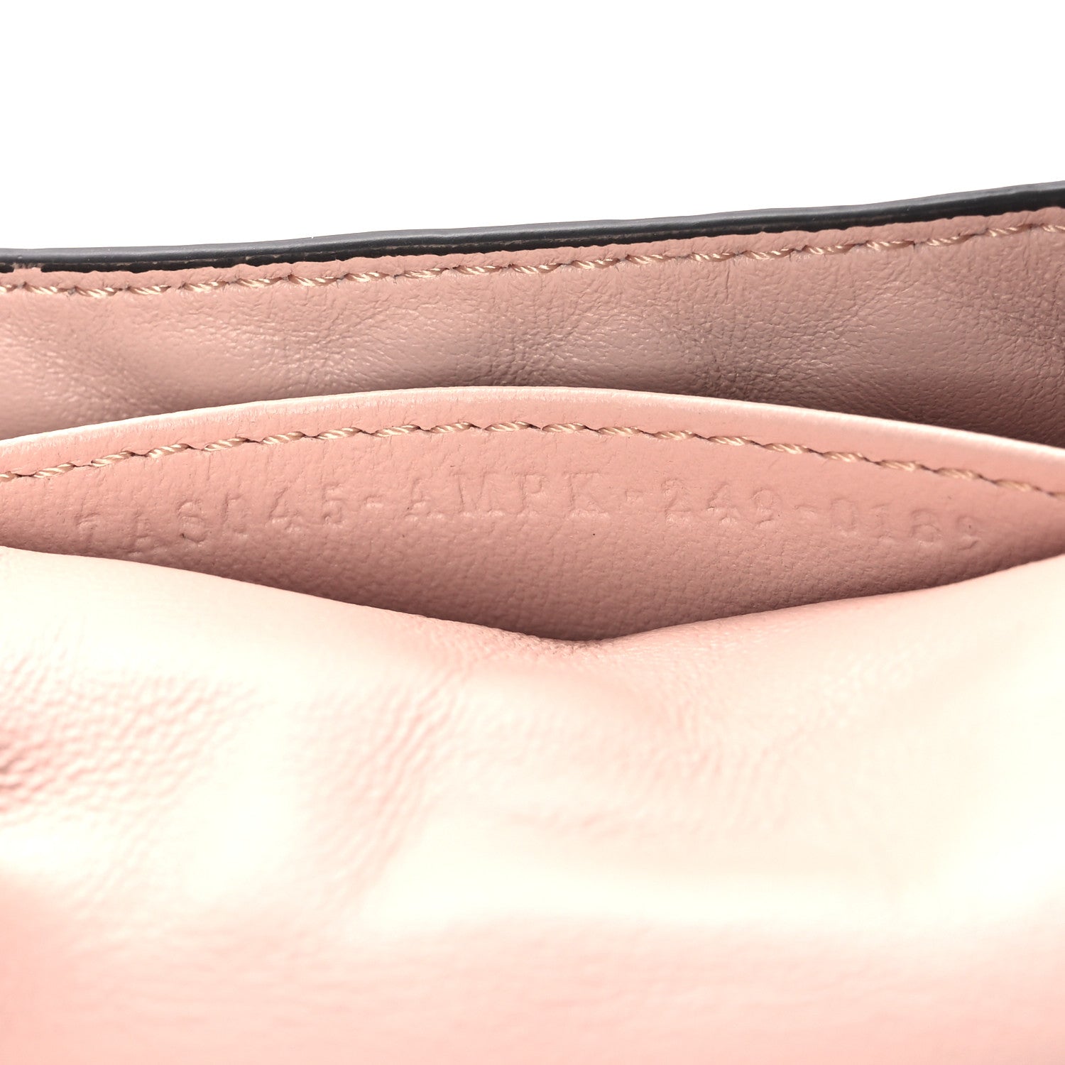 Nappa Matisse FF Embossed Nano Maxi Buckle Baguette Charm Rosa Quarzo - Image 7