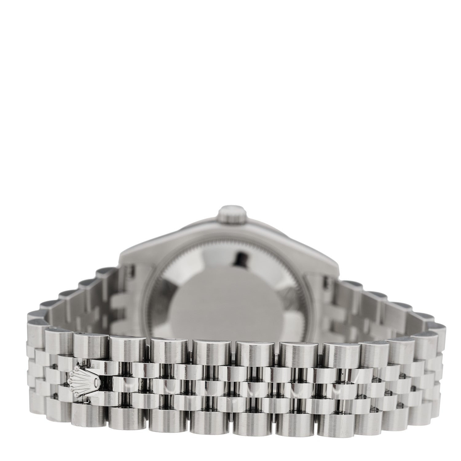 Stainless Steel 18K White Gold Diamond Bezel 31mm Oyster Perpetual Datejust Watch Silver 278384RBR - Image 5