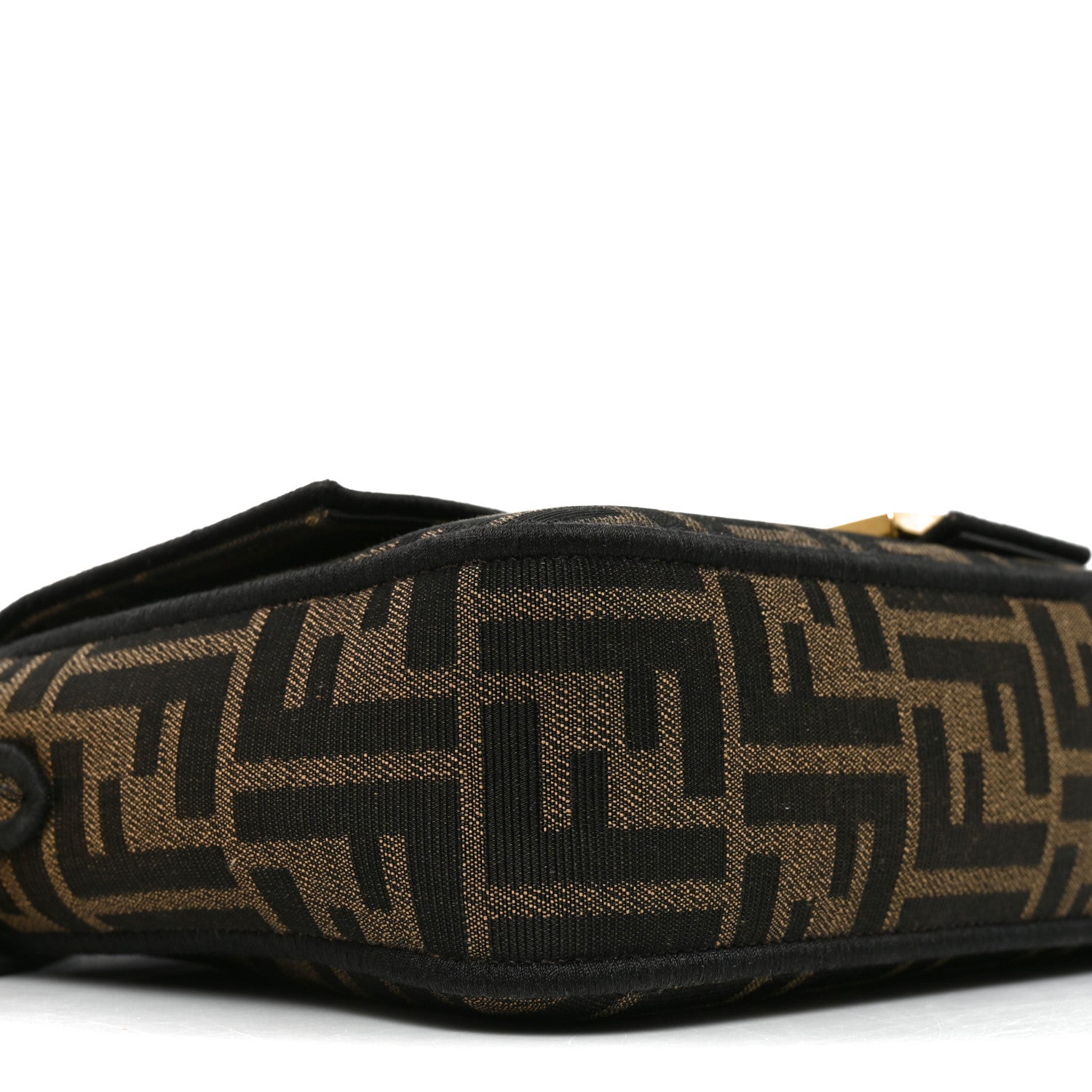 Fabric Jacquard FF 1974 Medium Baguette Tobacco Moro Black - Image 9