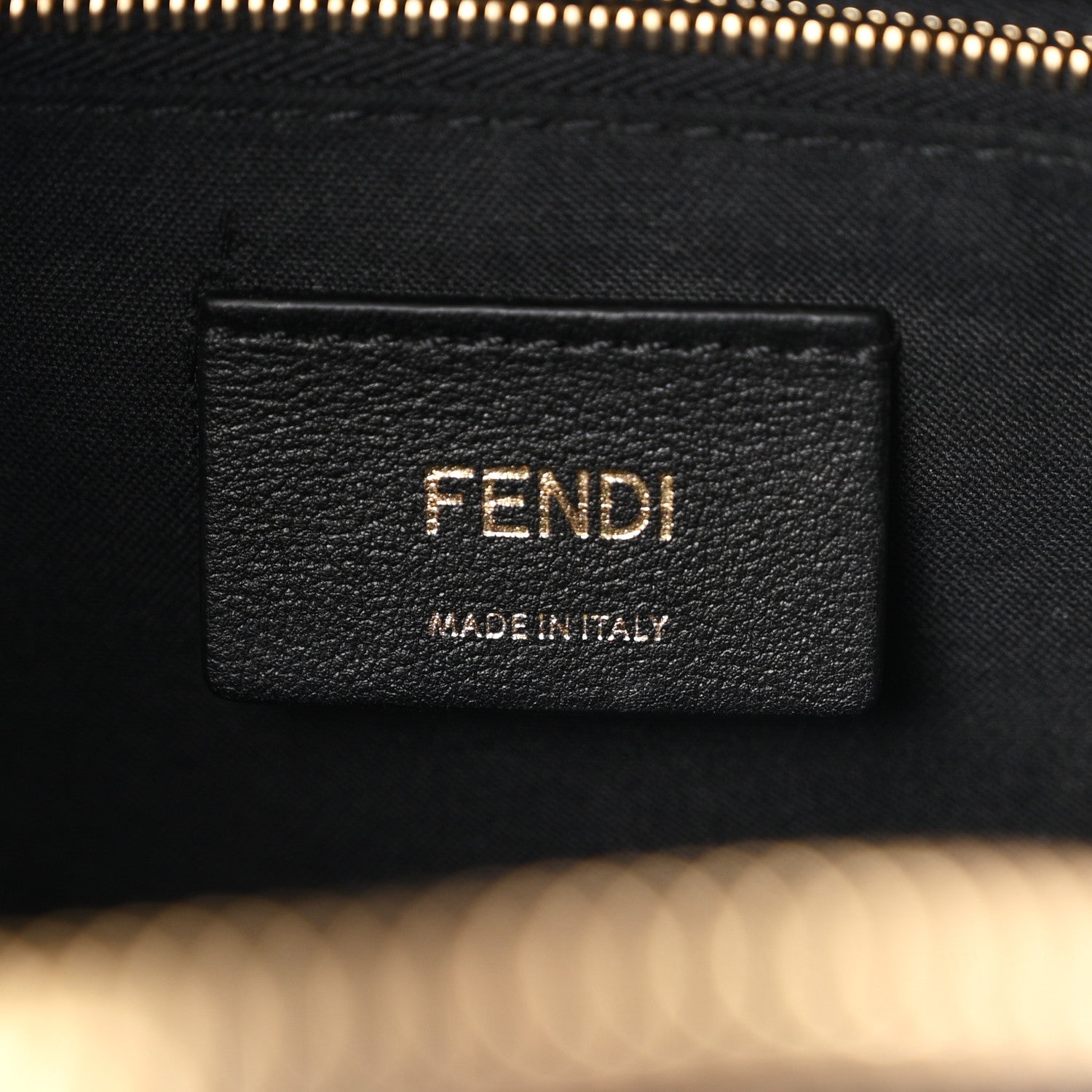 Vitello Bi-Color FF 1974 Embossed Mini Backpack Maya Black - Image 6