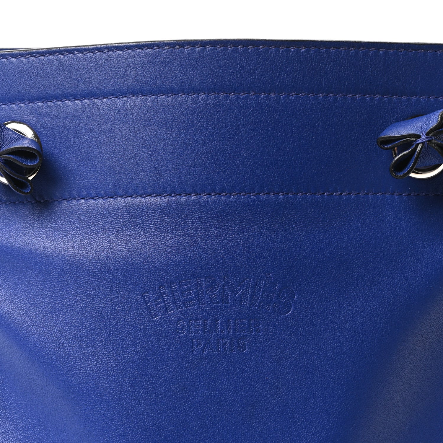 Milo Lambskin Swift Mini Aline Bleu Electrique - Image 7