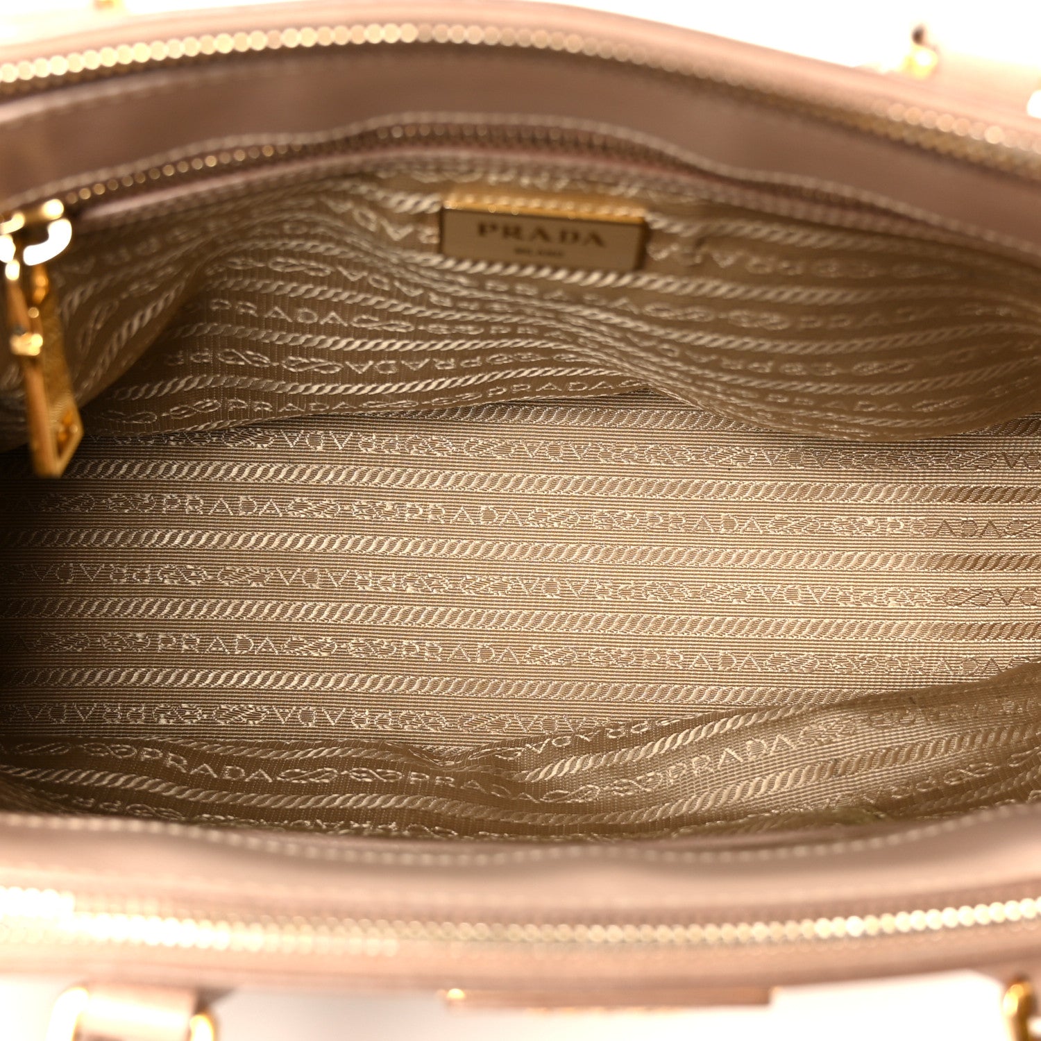 Saffiano Small Galleria Double Zip Tote Cammeo - Image 5