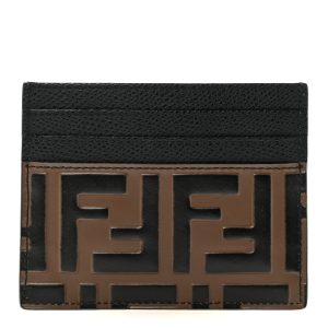 Vitello Cruise Bi-Color FF 1974 Embossed Card Holder Maya Black