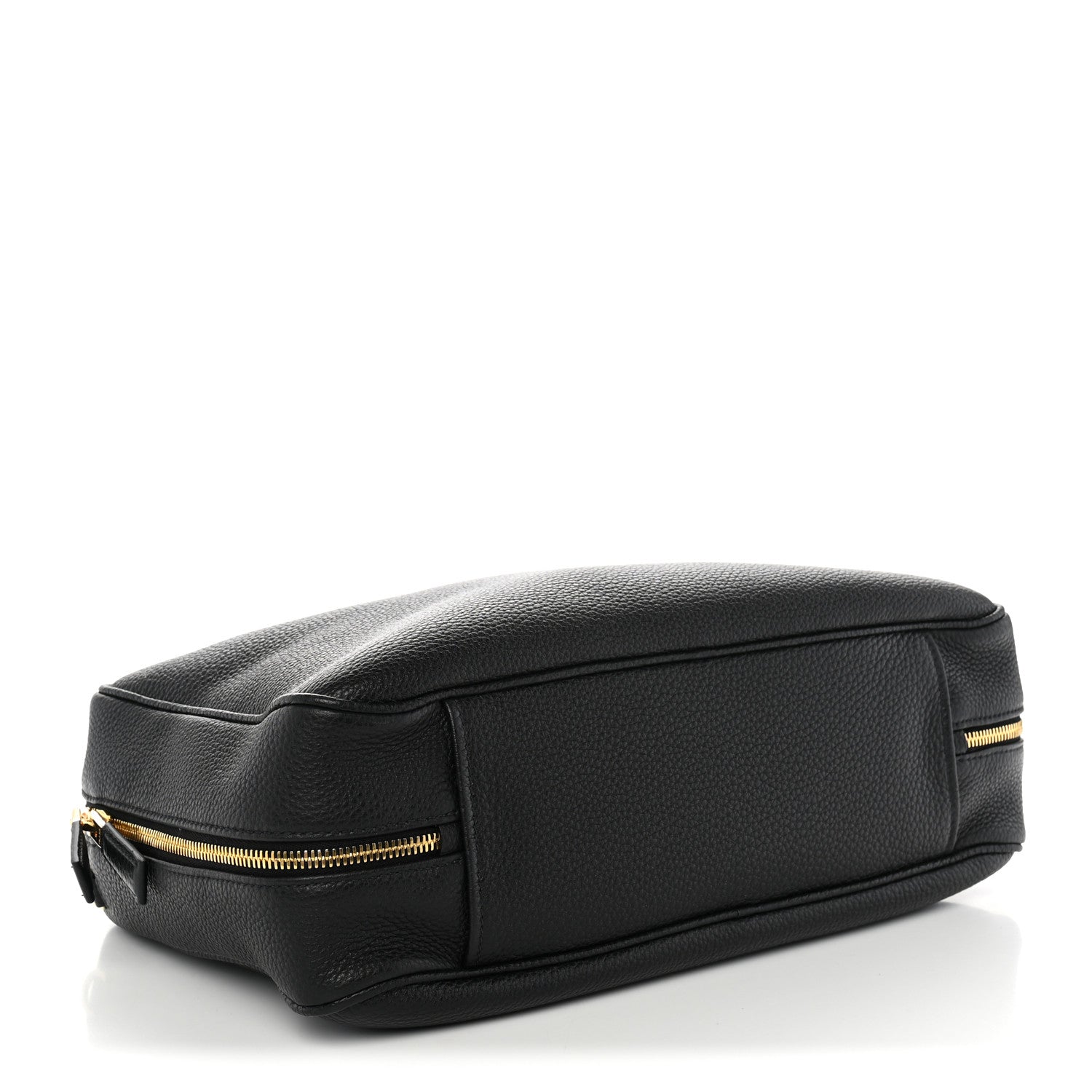 Vitello Daino Large Top Handle Bag Black - Image 4