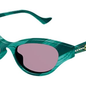 Gucci GG1298S Hollywood Forever Green Cat Eye Sunglasses
