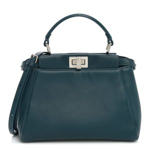 Nappa Mini Peekaboo Iconic Satchel Blue