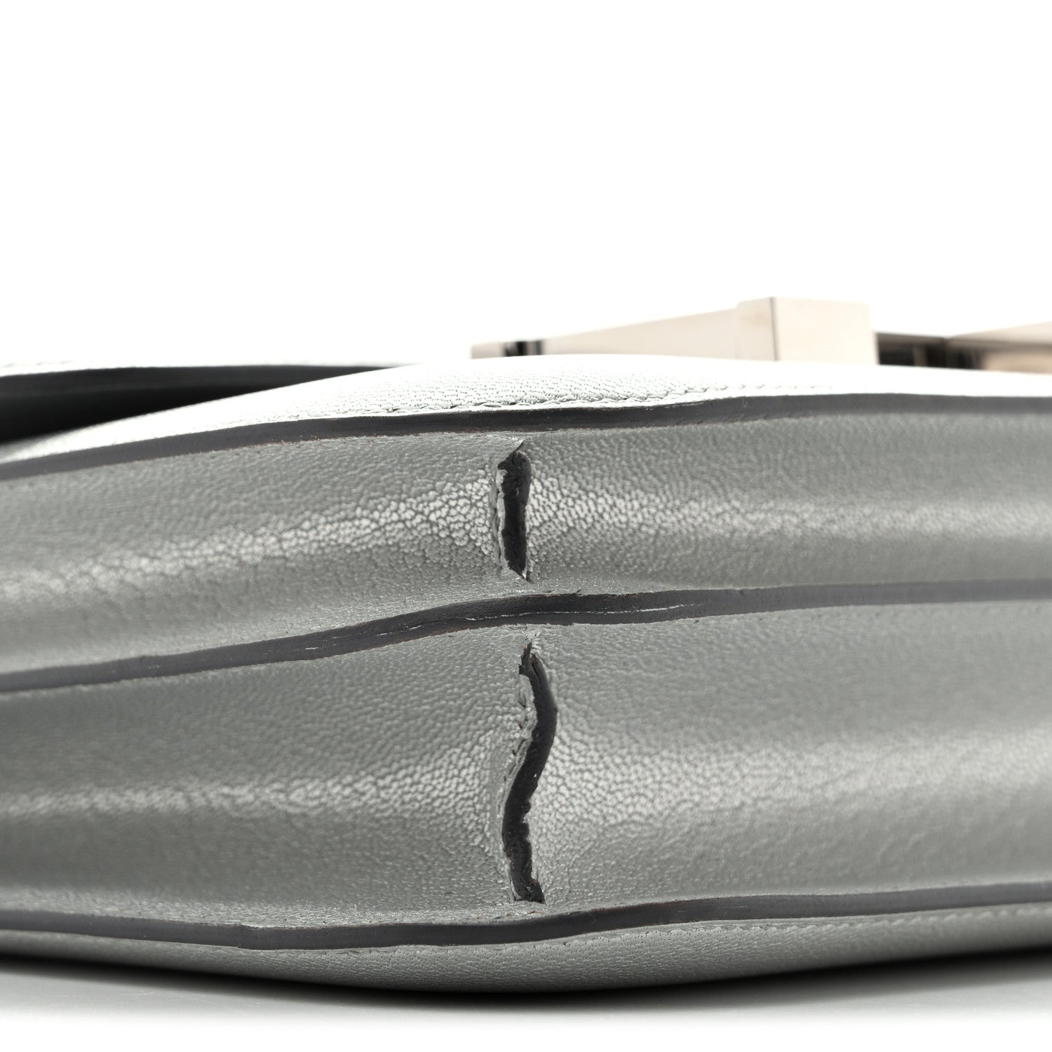 Metallic Chevre Chamkilight Constance 18 Argent - Image 11